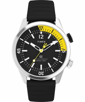 Timex Waterbury Dive Synthetic Rubber Strap Watch TW2V73400