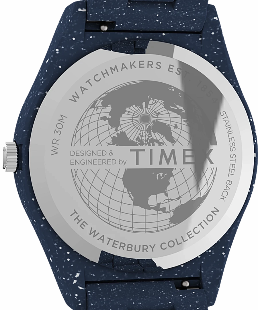 Timex Waterbury Ocean Recycled Plastic Bracelet Watch TW2V37400