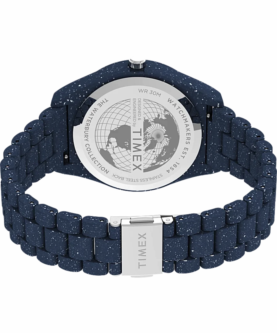 Timex Waterbury Ocean Recycled Plastic Bracelet Watch TW2V37400