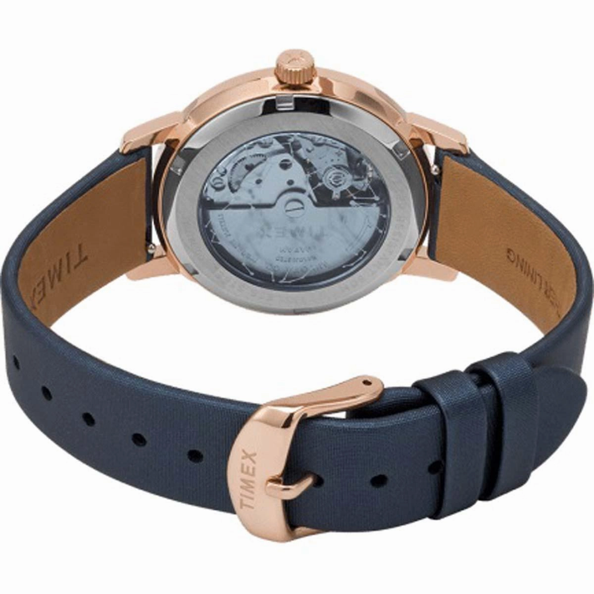 Timex Women's Automatic Watch - Celestial Opulence Blue Dial Strap | TW2T86100VQ