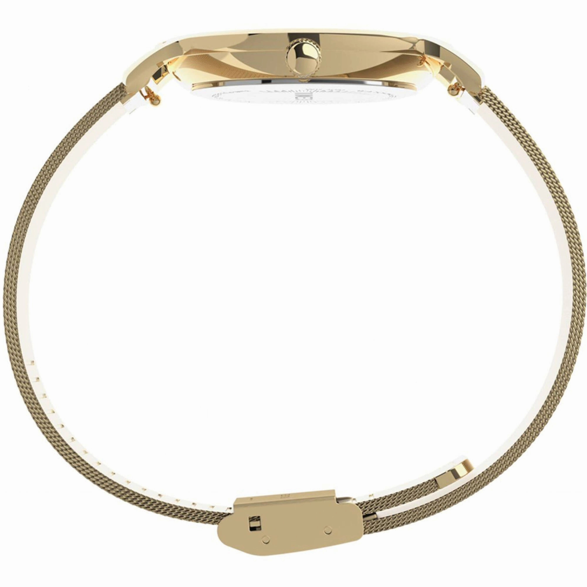 Timex Women's Watch - Full Bloom Yellow Gold Stainless Steel Bracelet | TW2U19100