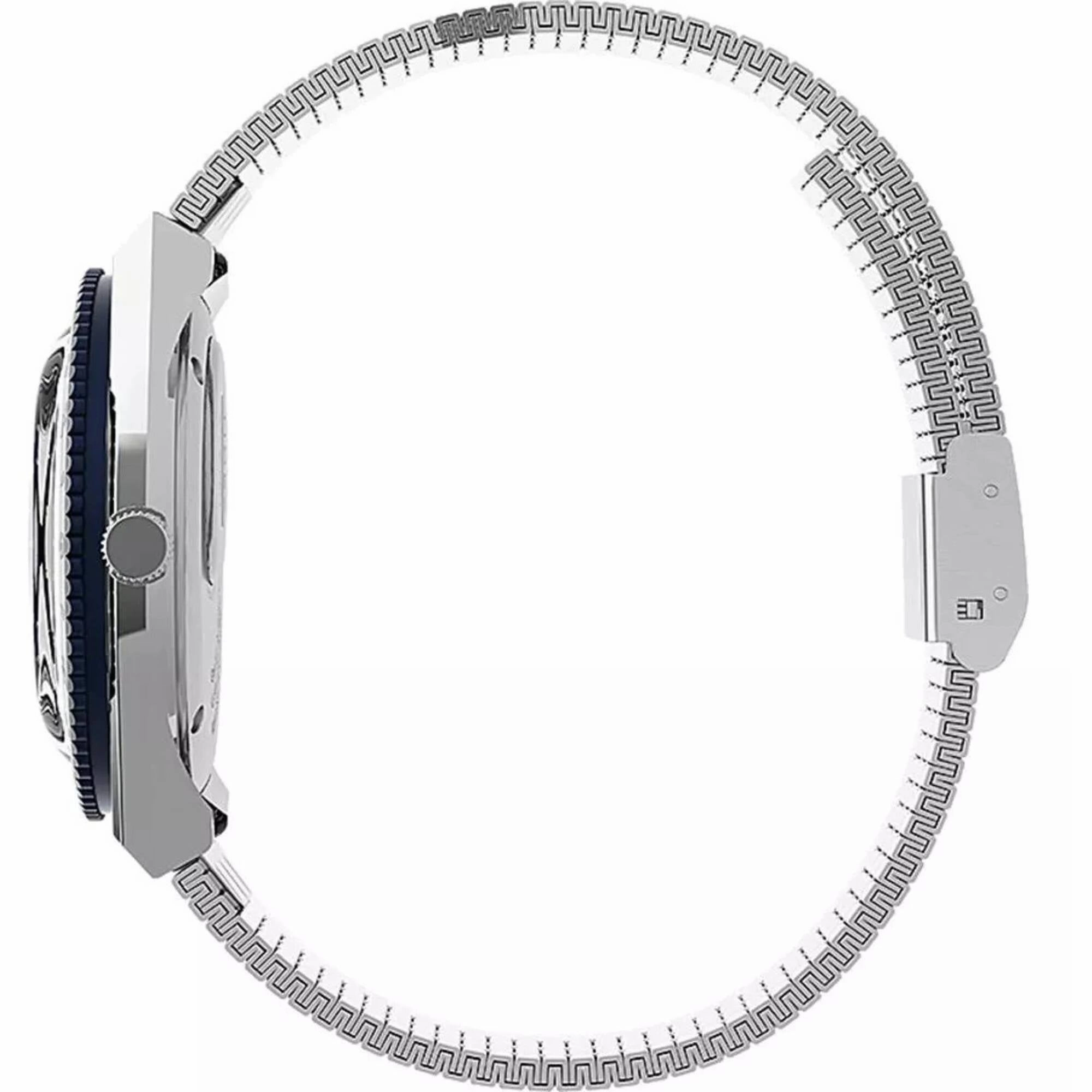 Timex Women's Watch - Q Quartz Blue Dial Stainless Steel Bracelet | TW2U95500