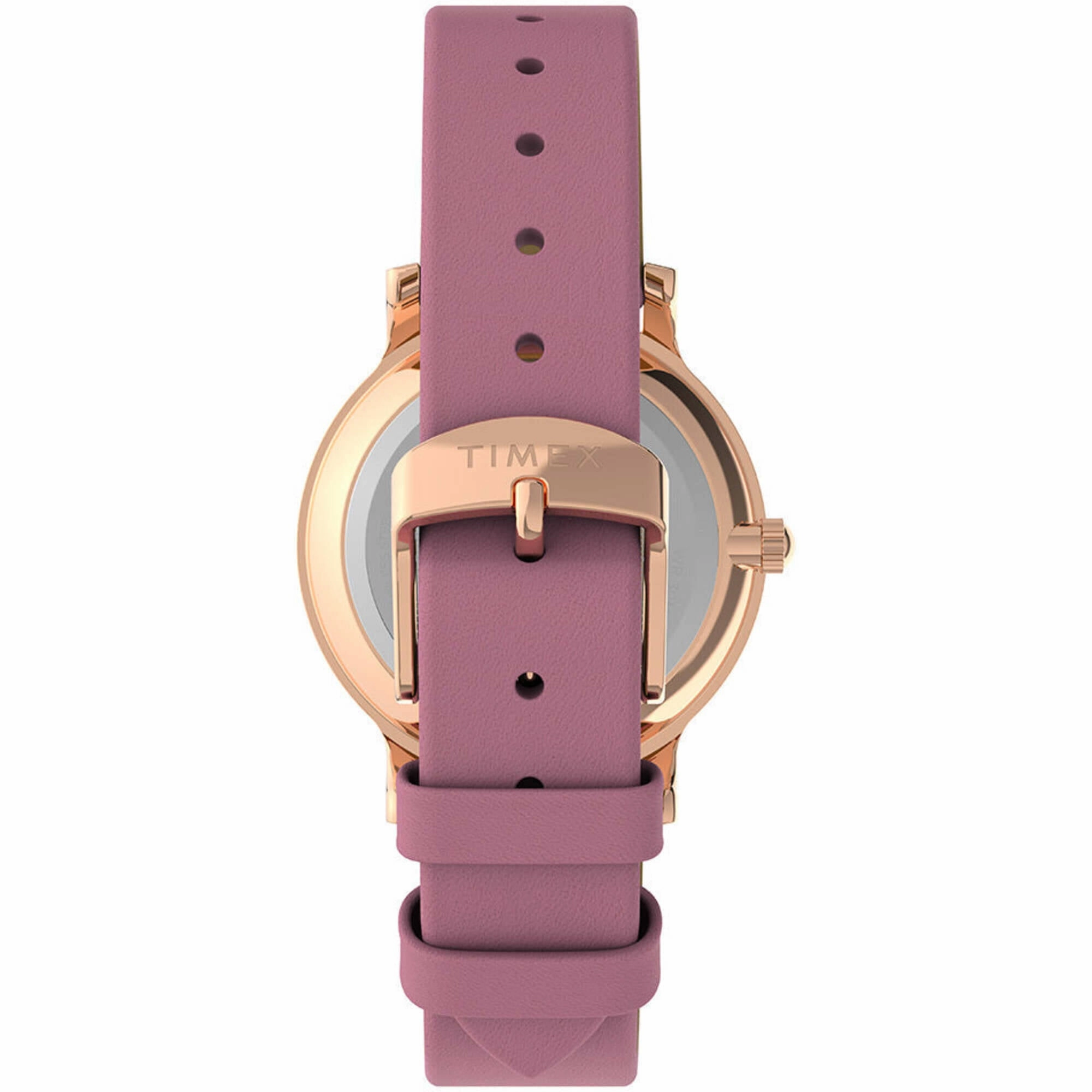 Timex Women's Watch - Transcend Quartz Rose Gold Dial Pink Leather Strap | TW2V66900