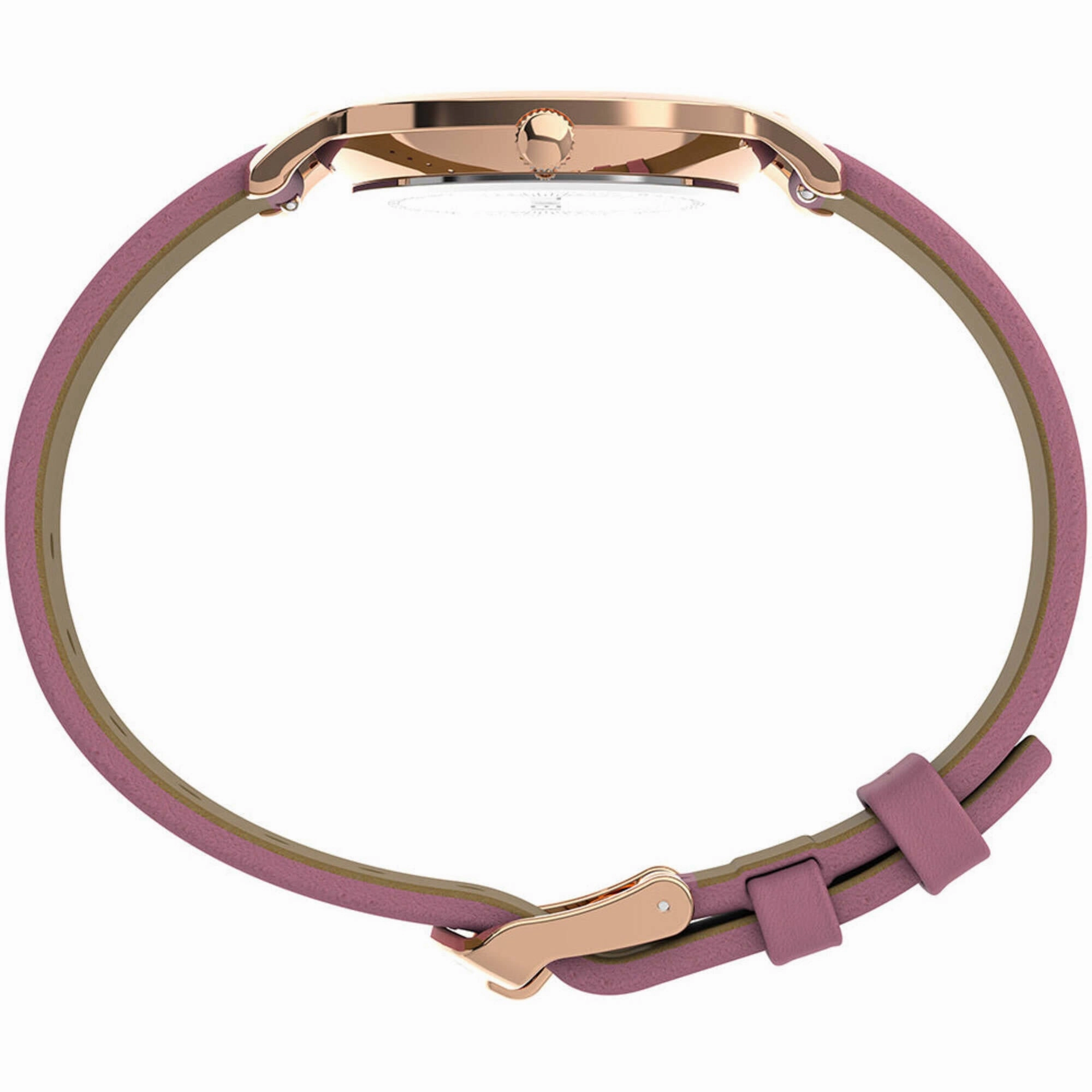 Timex Women's Watch - Transcend Quartz Rose Gold Dial Pink Leather Strap | TW2V66900