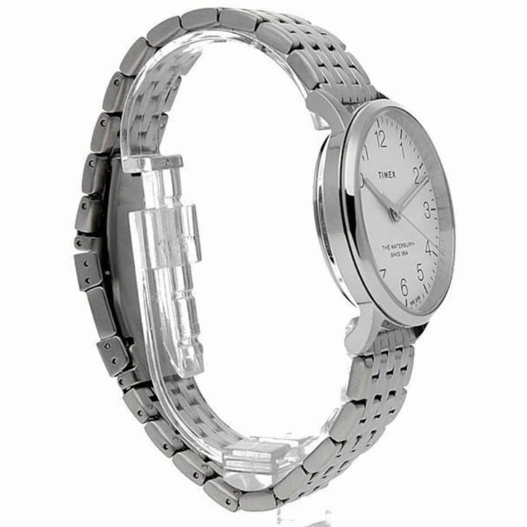 Timex Women's Watch - Waterbury Quartz White Dial Stainless Steel Bracelet | Tw2R72600