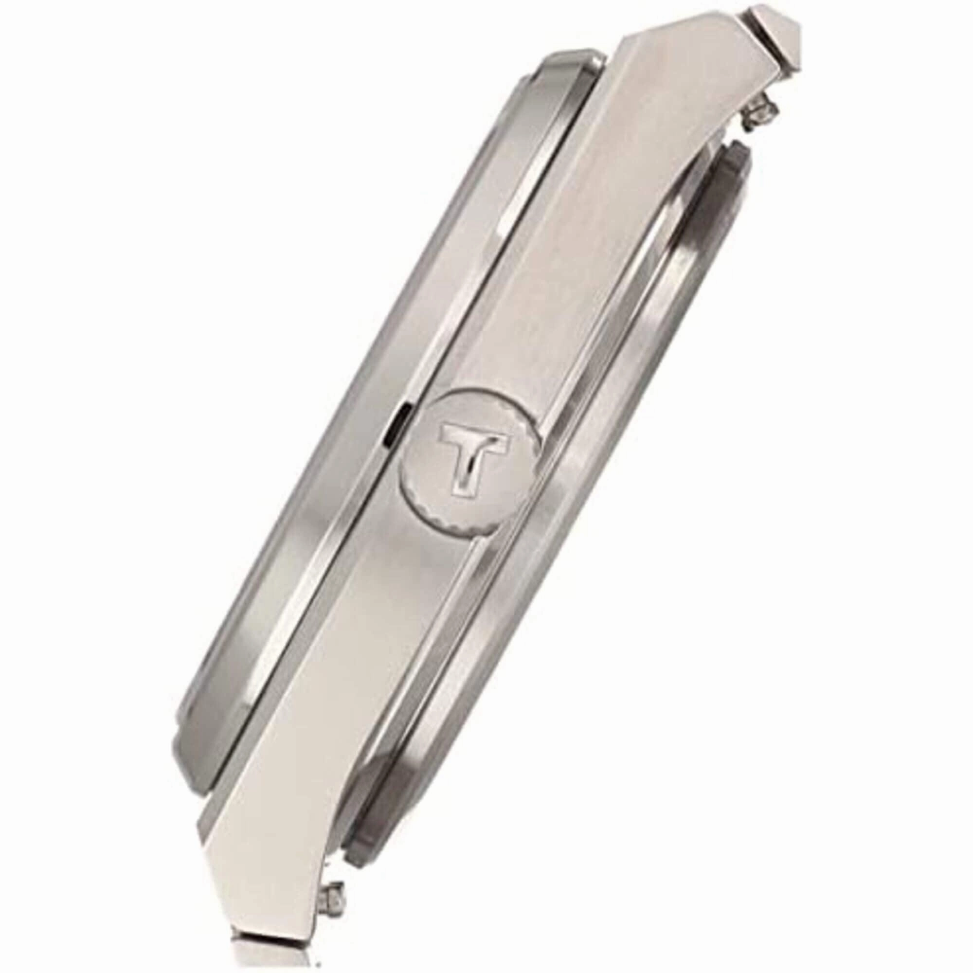 Tissot Men's Watch - PRX Quartz Blue Dial Silver Steel Bracelet | T1372101104100