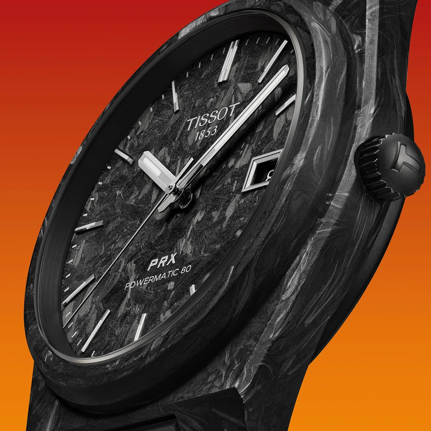 TISSOT PRX Powermatic 80 40mm Carbon T1379079720100