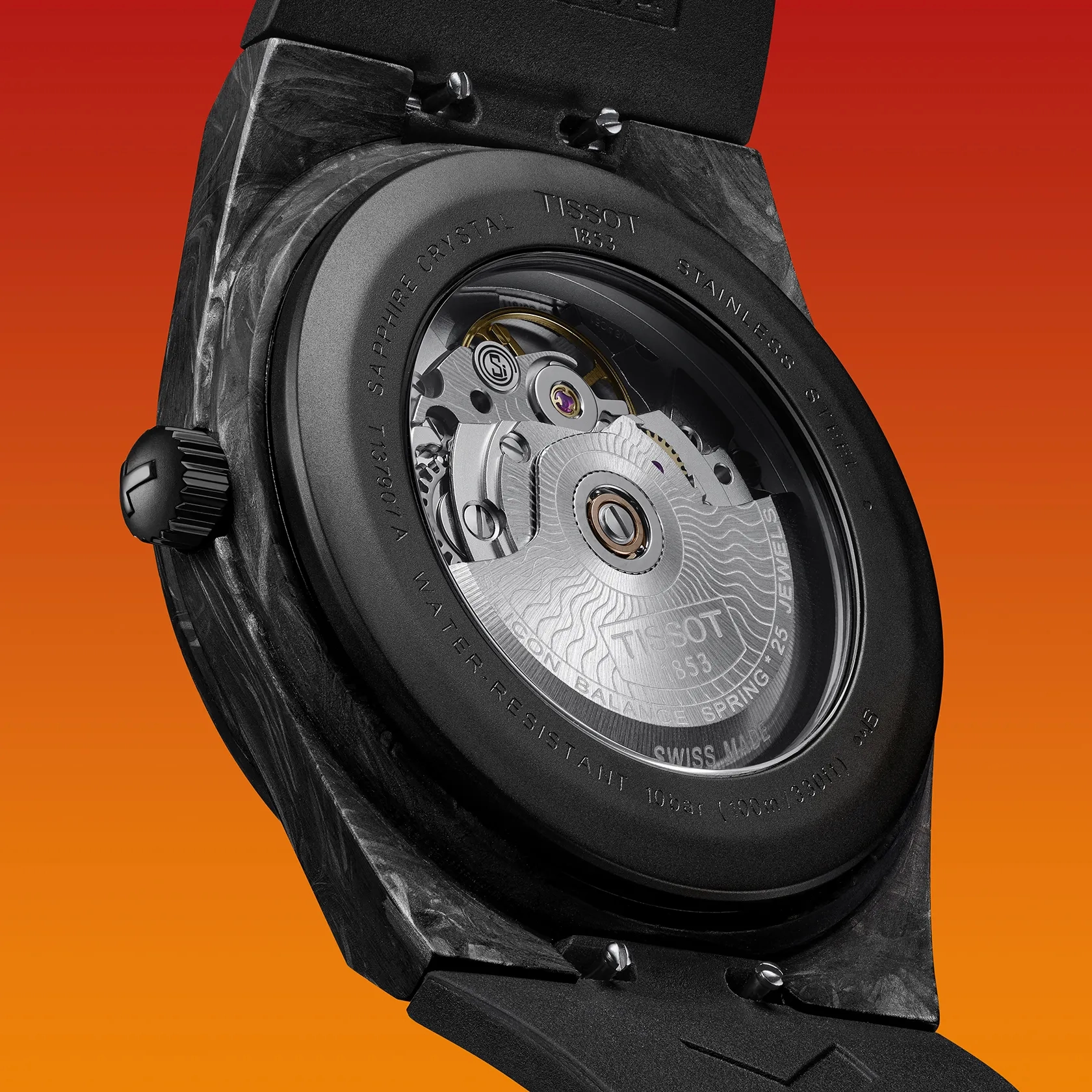 TISSOT PRX Powermatic 80 40mm Carbon T1379079720100