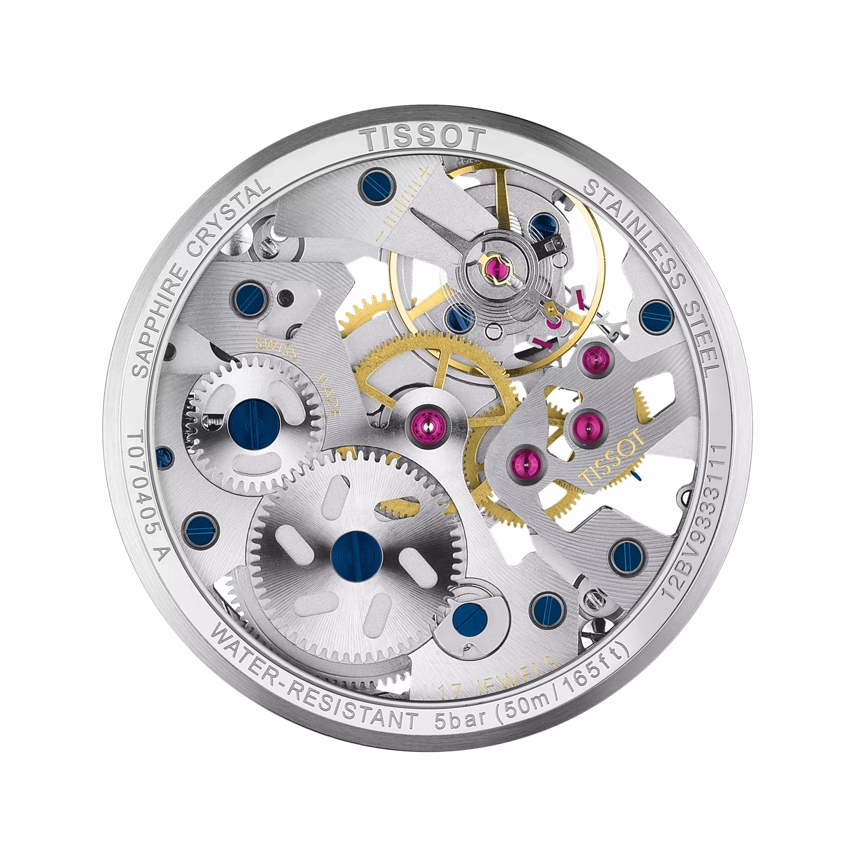 Tissot T-Complication Squelette Mechanical T0704051641100