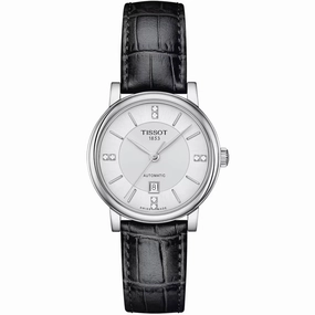 Tissot Women's Watch - Carson Premium Automatic Silver Dial Strap | T1222071603601