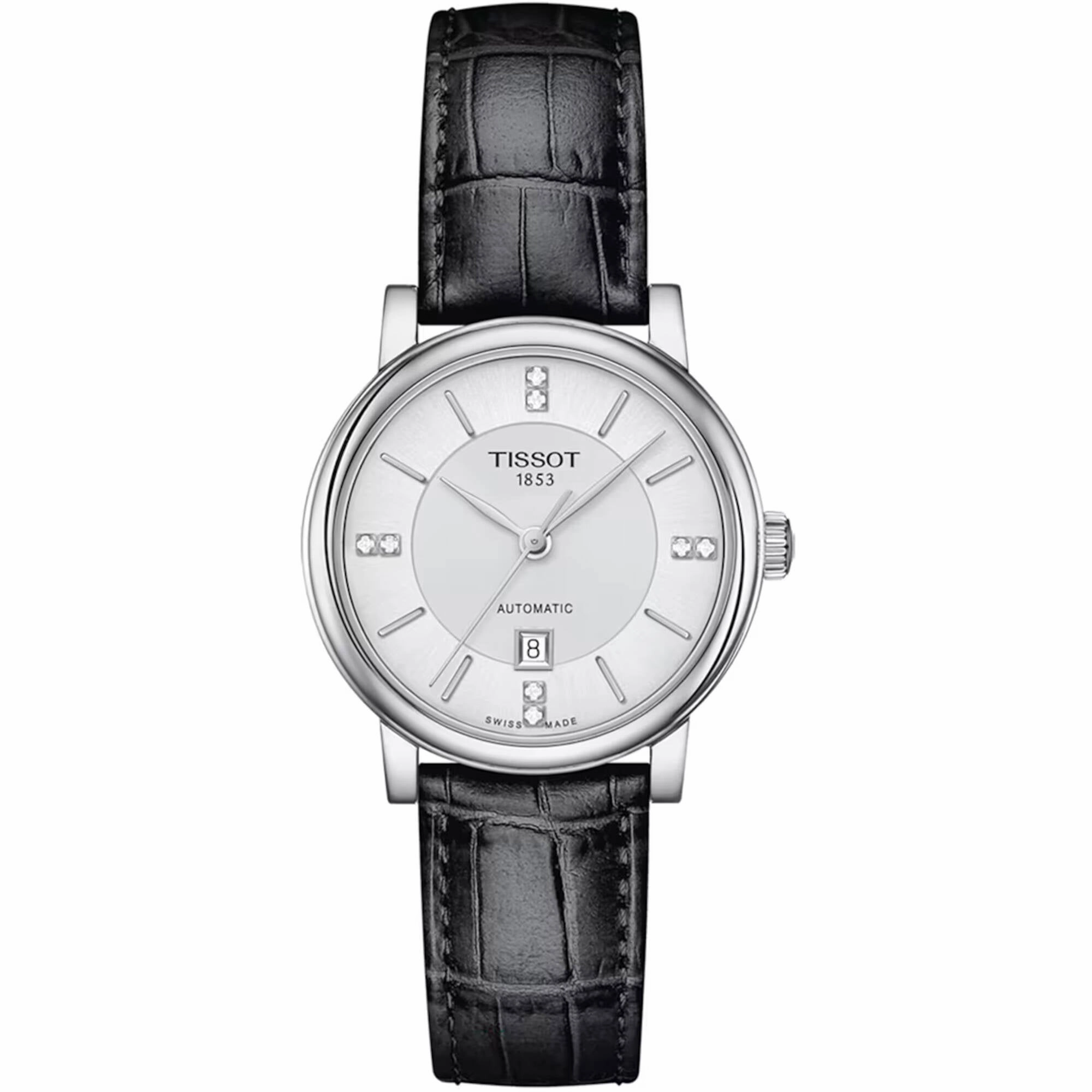 Tissot Women's Watch - Carson Premium Automatic Silver Dial Strap | T1222071603601