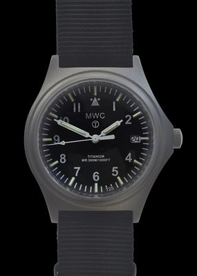 Titanium G10 Military Watch with 300m Water Resistance, Sapphire Crystal, 10 Year Battery Life and GTLS Tritium Illumination
