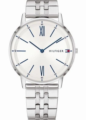 TOMMY HILFIGER COOPER WHITE DIAL STAINLESS STEEL BRACELET 1791511