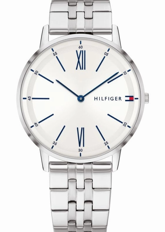 TOMMY HILFIGER COOPER WHITE DIAL STAINLESS STEEL BRACELET 1791511