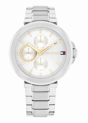 TOMMY HILFIGER LORI SILVER DIAL STAINLESS STEEL BRACLET 1782753