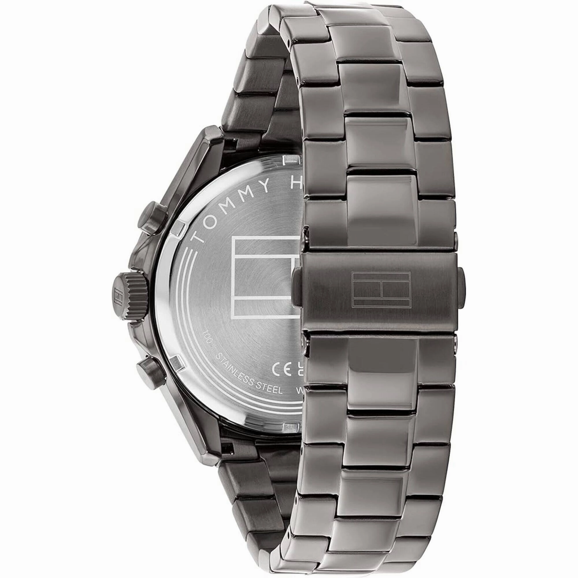 Tommy Hilfiger Men's Watch - Axel Dual Time Grey Stainless Steel Bracelet | 1792008