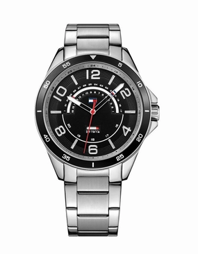 Tommy Hilfiger Mens Ian Watch - Stainless Steel - Bracelet - Date and Day