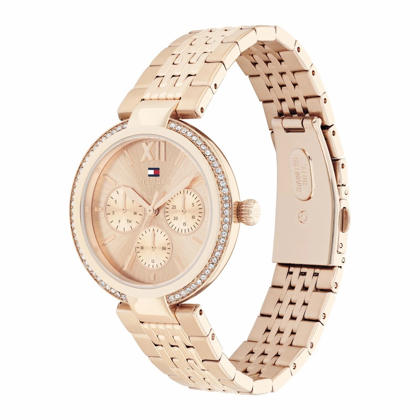 TOMMY HILFIGER SOPHIA ROSE GOLD STEEL WATCH 1782696