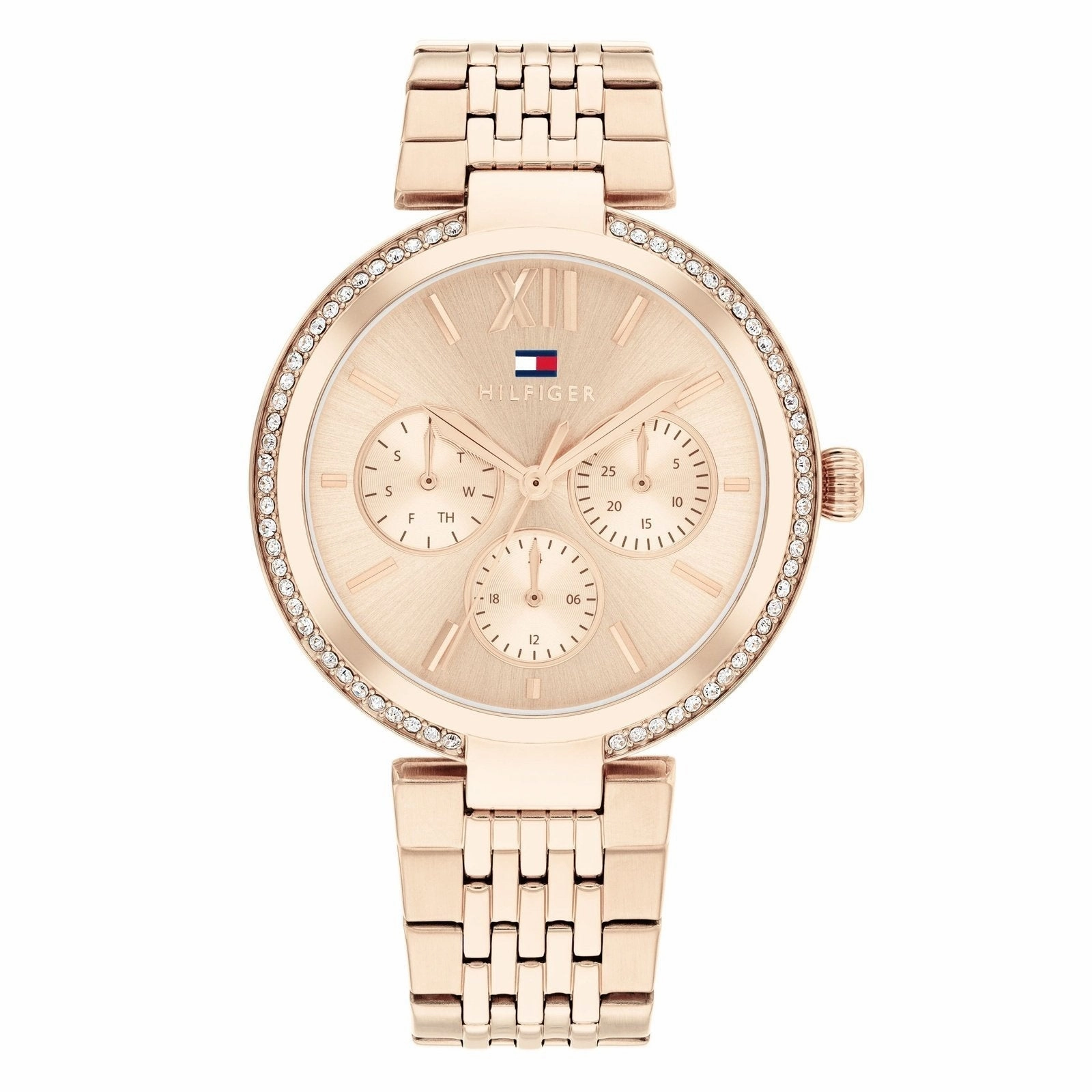 TOMMY HILFIGER SOPHIA ROSE GOLD STEEL WATCH 1782696