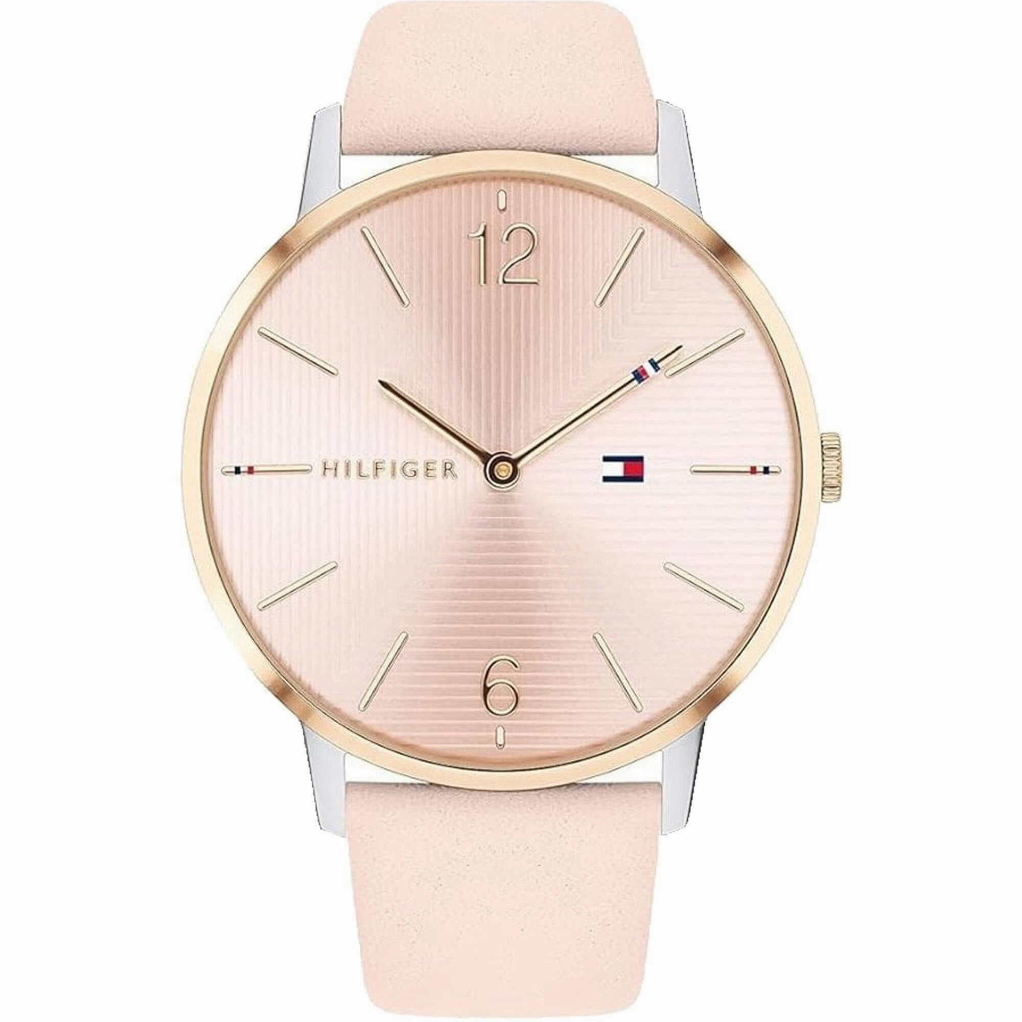 Tommy Hilfiger Women's Watch - Alex Quartz Rose Gold Dial Leather Strap | 1781973