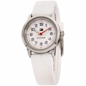 Tommy Hilfiger Women's Watch - Communion Quartz White Dial Rubber Strap | 1781528