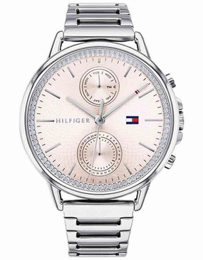 Tommy Hilfiger Womens Carly Watch - Stainless Steel - Crystals - Bracelet
