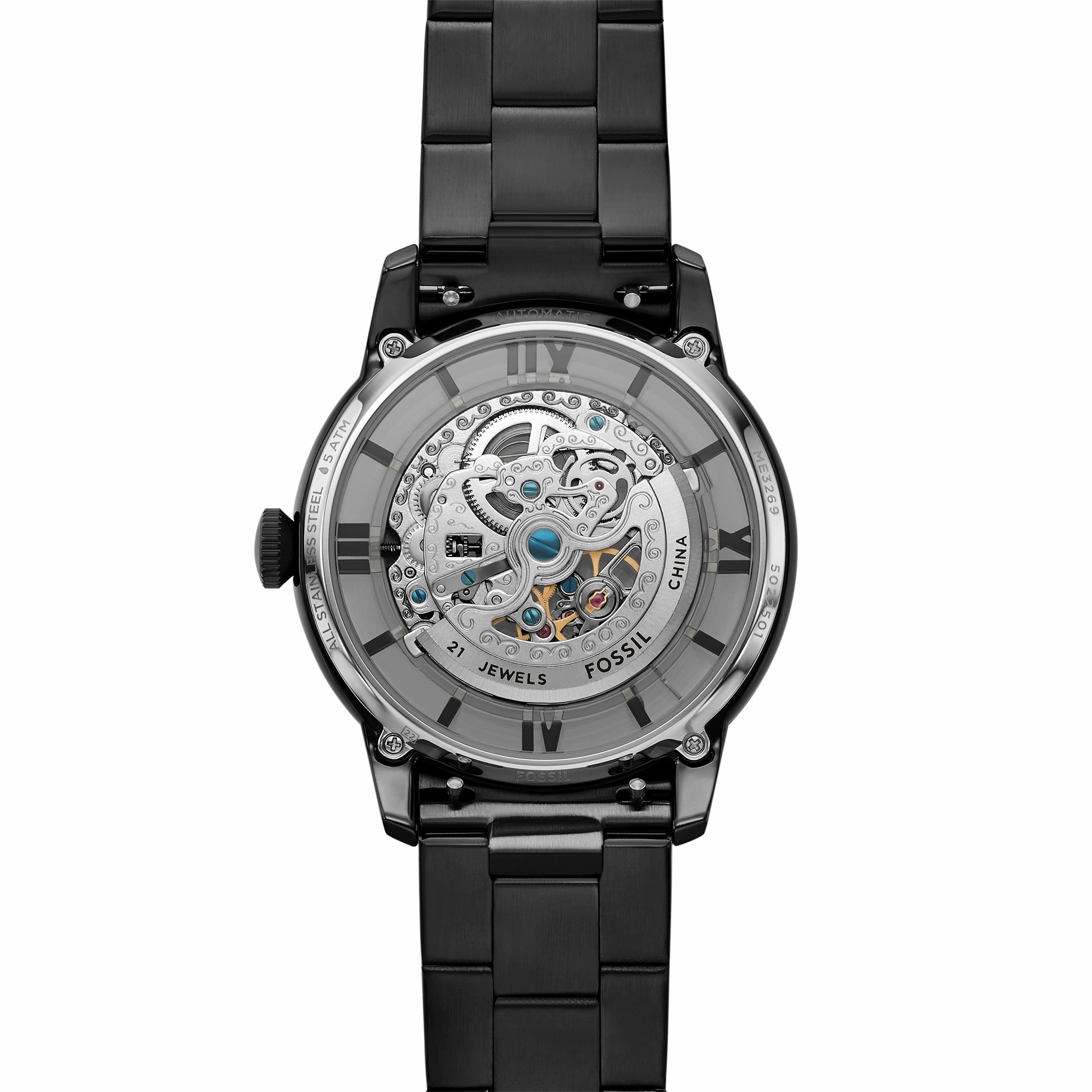 Townsman Automatic Black Stainless Steel Watch