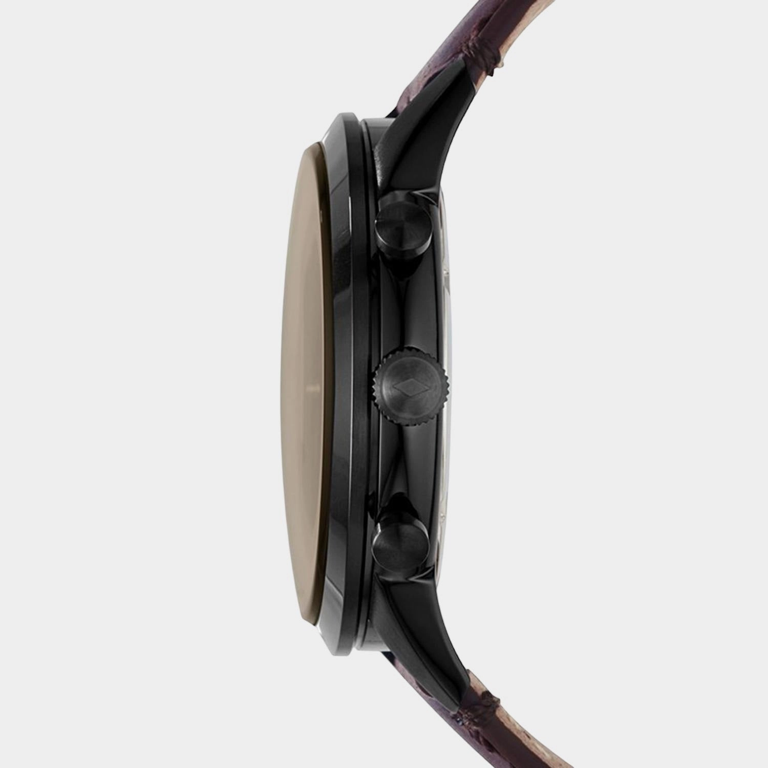 Townsman Men Quartz Black Dial Chronograph Leather Watch FS5437