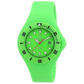 Toy Watch - Women's Watch - Jelly Quartz Green Dial Rubber Strap | JY05GR