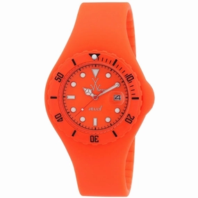 Toy Watch - Women's Watch - Jelly Quartz Orange Dial Rubber Strap | JY03OR