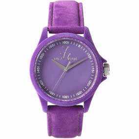Toy Watch - Women's Watch - Sartorial Quartz Purple Dial Leather Strap | PE06VL