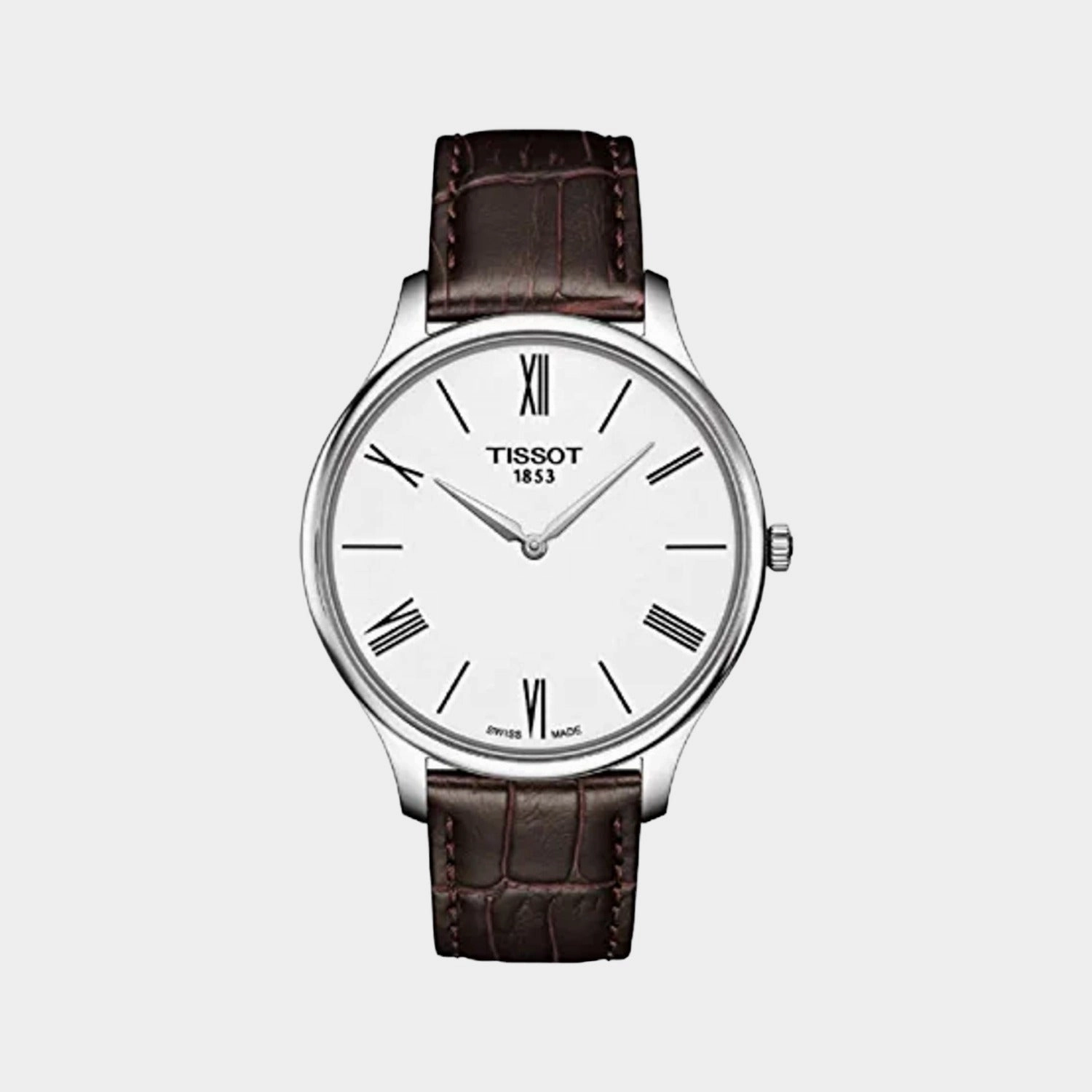 Tradition Men Analog Leather Watch T0634091601800