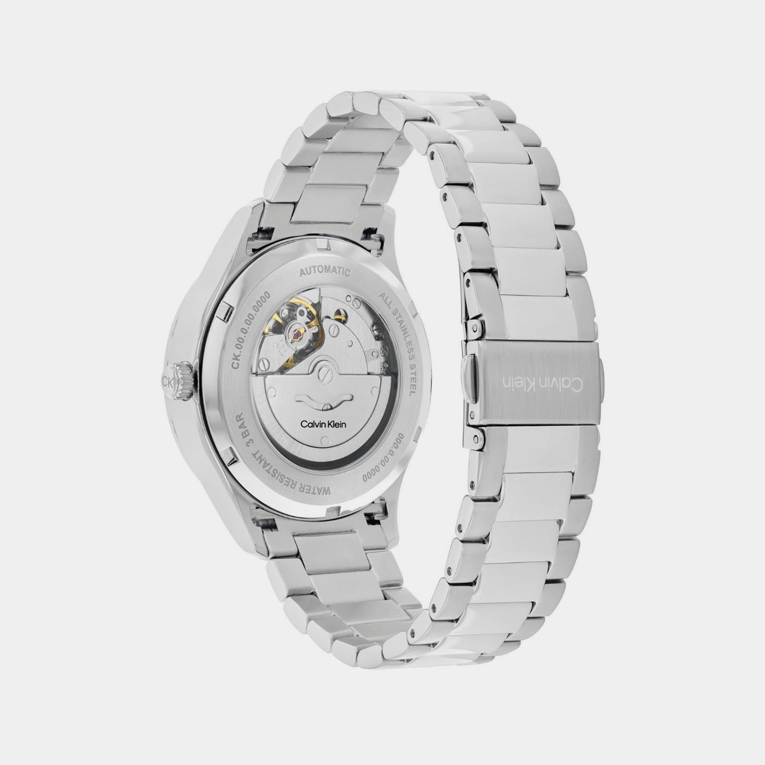 Unisex Automatic Green Dial Analog Stainless Steel Watch 25300022