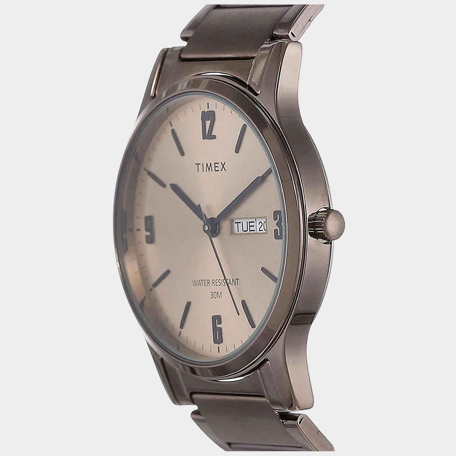 Unisex Beige Analog Stainless Steel Watch TW00PR265