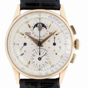 Universal Geneve Tri-Compax 52218, 14k Gold, 1940's