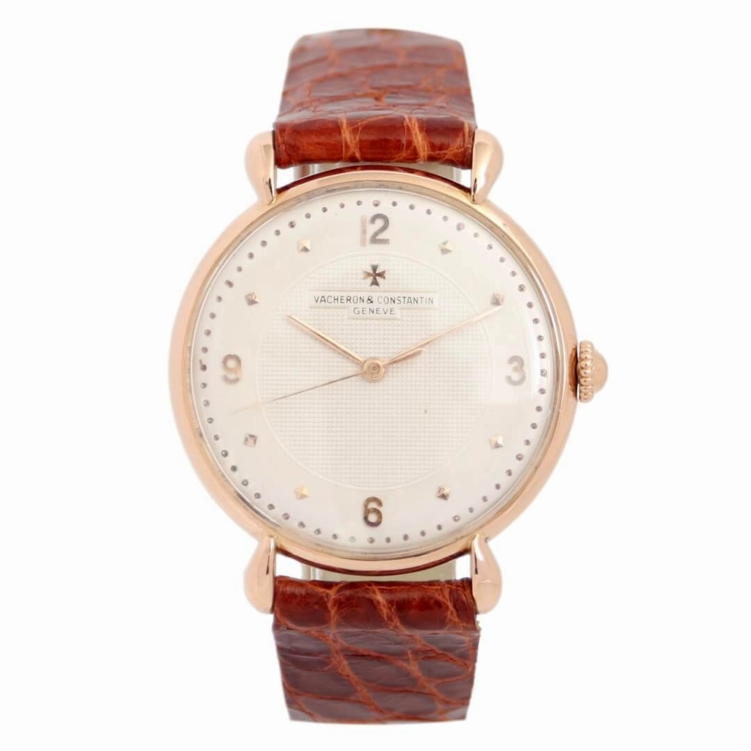 Vacheron & Constantin Guilloche Dial & Tear Drop 18k Rose Gold, 1950's