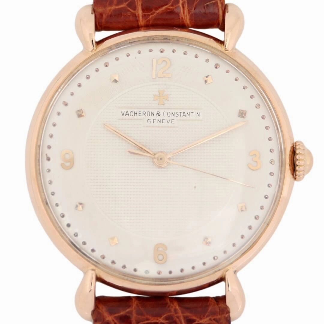 Vacheron & Constantin Guilloche Dial & Tear Drop 18k Rose Gold, 1950's