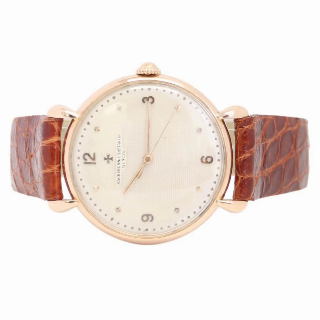 Vacheron & Constantin Guilloche Dial & Tear Drop 18k Rose Gold, 1950's