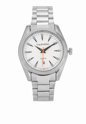 Valentino 20122401-WHITE DIAL Stainless Steel Strap Analog Watch for Men