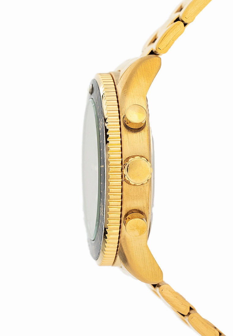 Valentino 20122426-GOLD - BLUE DIAL Stainless Steel Strap Analog Watch for Men