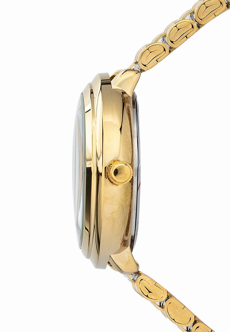 Valentino 20122428-GOLD DIAL Stainless Steel Strap Analog Watch for Women