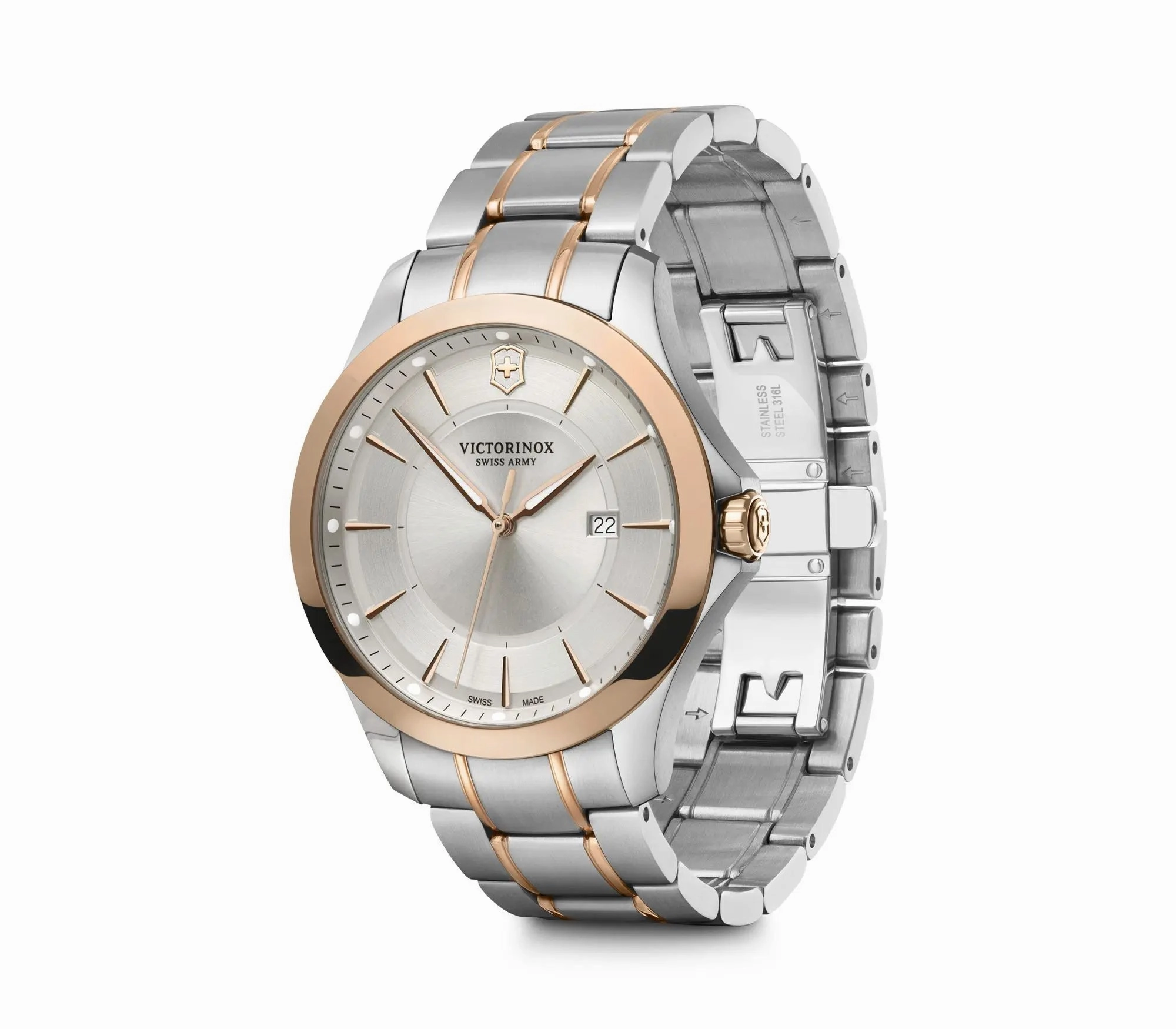 Victorinox Alliance Silver Dial Mens Watch 241912