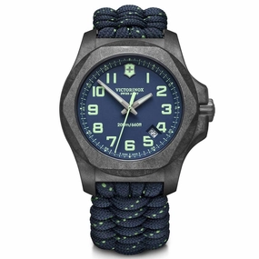 Victorinox Swiss Army Men's Quartz Watch - I.N.O.X. Carbon Blue Strap | 241860