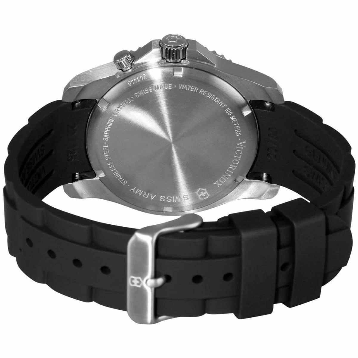 Victorinox Swiss Army Men's Watch - Maverick GS Dual Time Black Rubber Strap | 241440