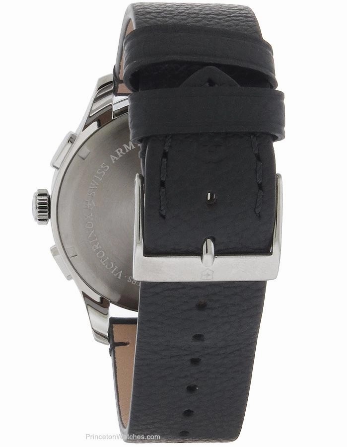 Victorinox Swiss Army Mens Alliance Chrono - Stainless - Black Strap - Date