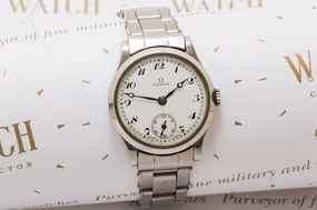 vintage Omega 26.5 SOB enamel dial SOLD