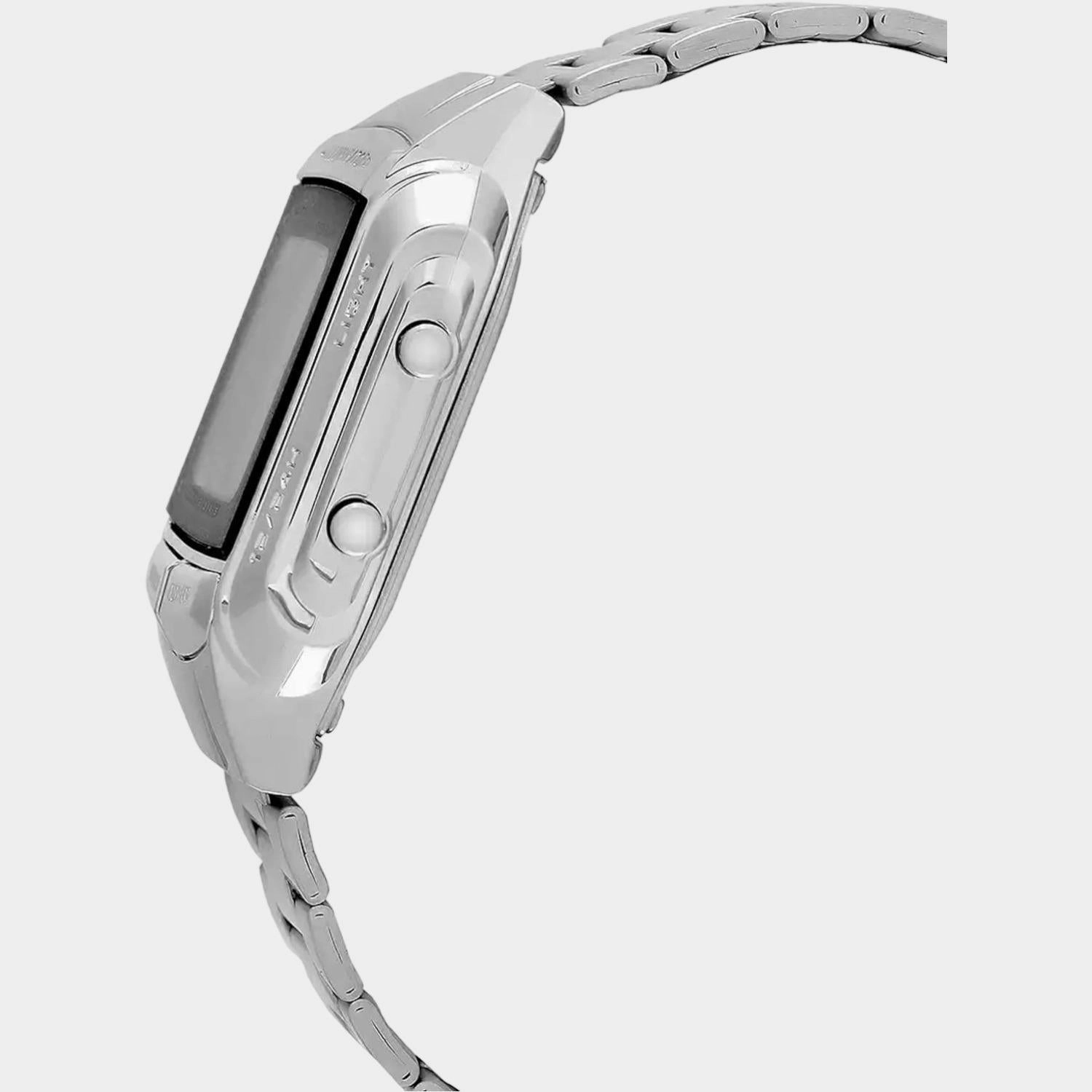 Vintage Silver Digital Unisex Stainless Steel Watch DB27 - DB-360-1ASDF