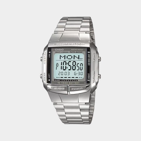 Vintage Silver Digital Unisex Stainless Steel Watch DB27 - DB-360-1ASDF