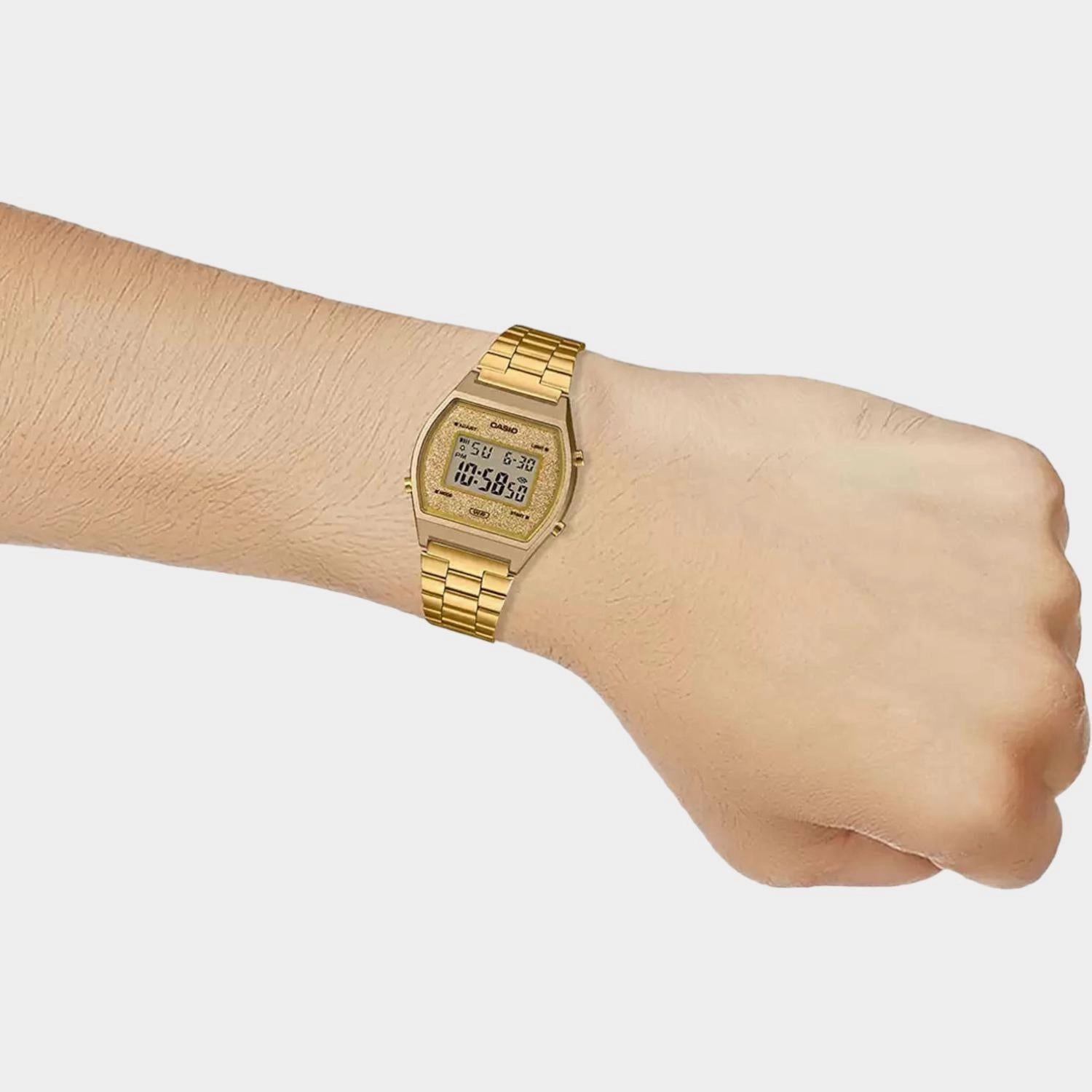 Vintage Unisex Digital Stainless Steel Watch D188 - B640WGG-9DF