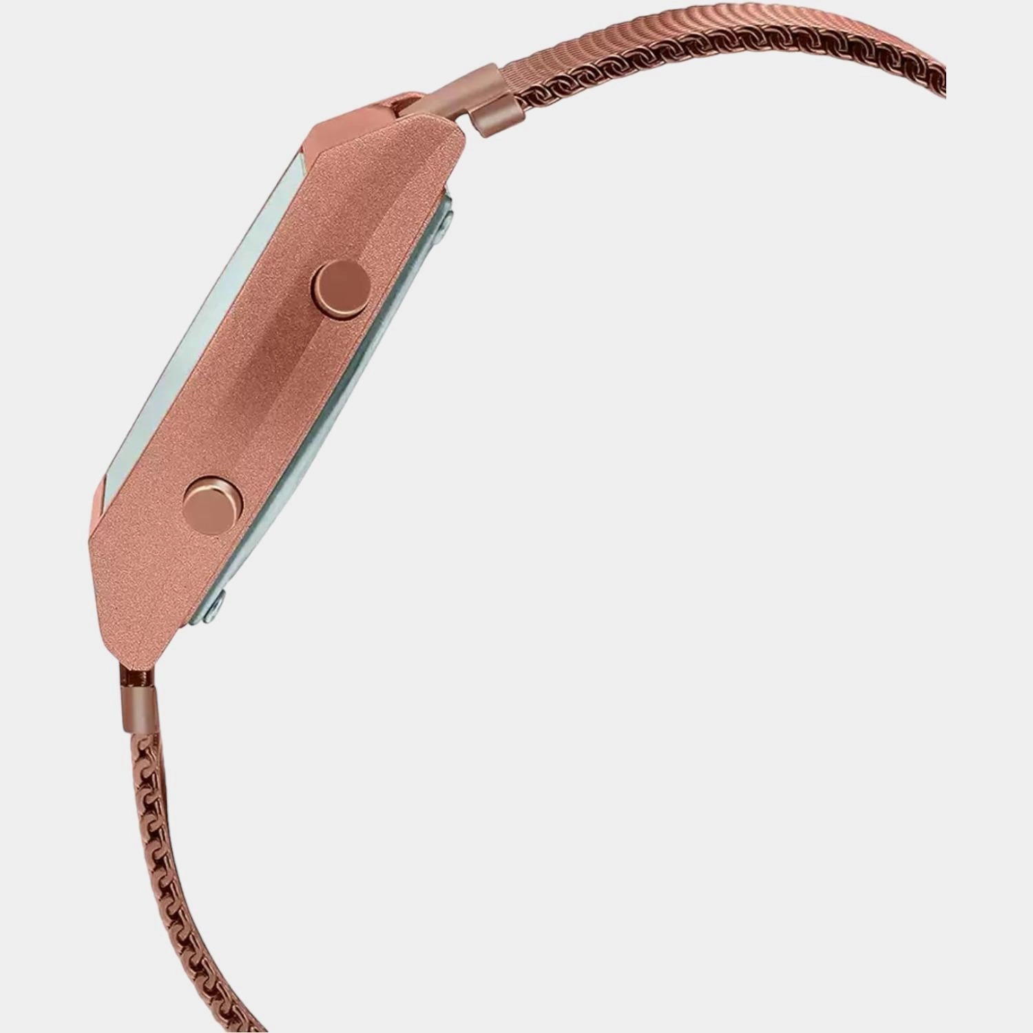Vintage Unisex Rose Gold Digital Stainless Steel Mesh Band Watch D216 - B640WMR-5ADF